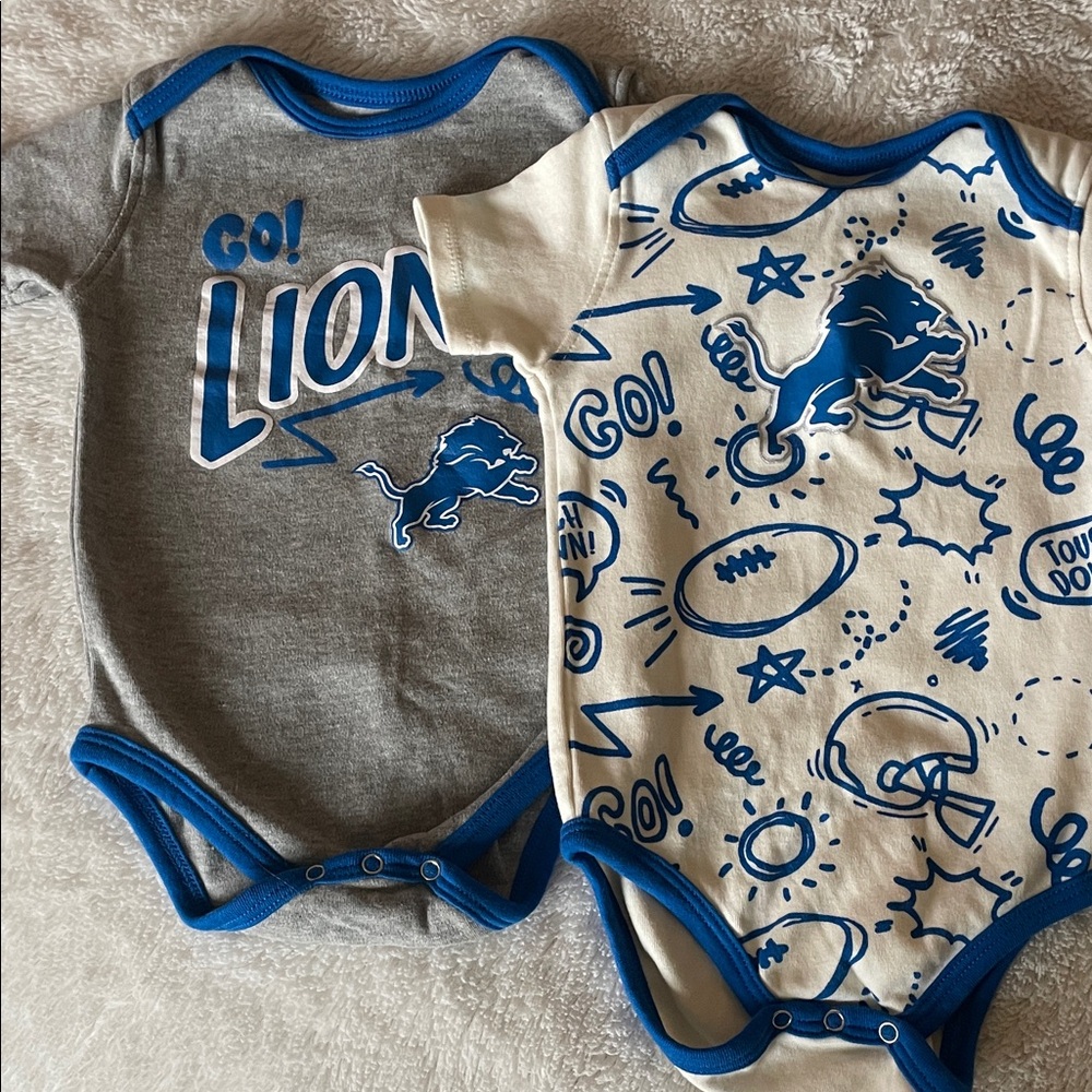NFL Blue and Gray Kids Bodysuit Set
